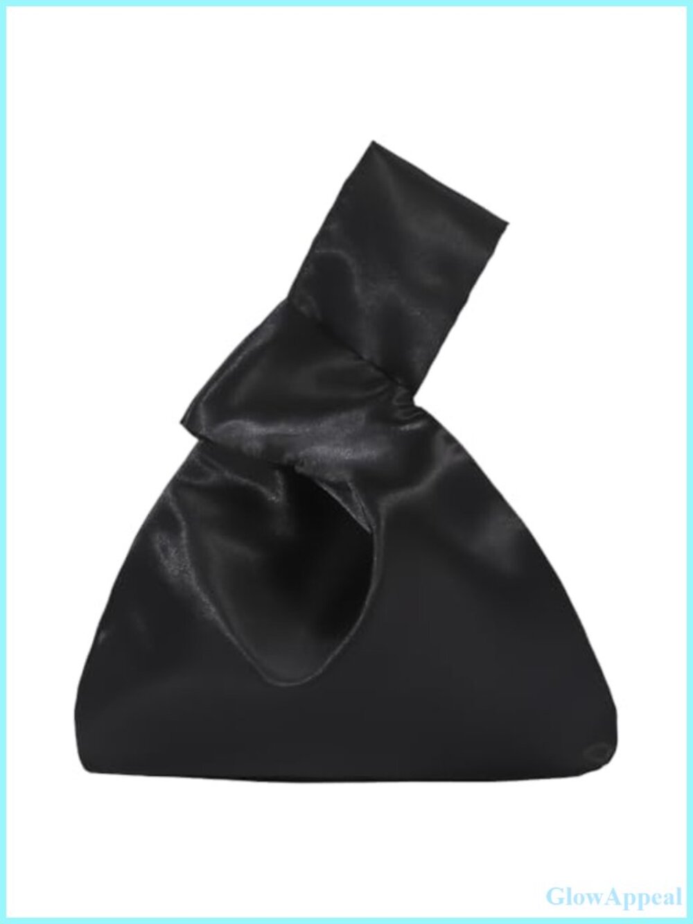 Satin Wristlet Clutch Evening Bag Portable Wrist Bag Elegant